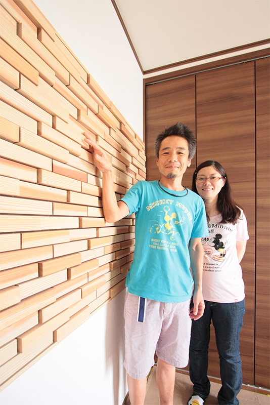 実例02ハーフセルフビルド、建て主様と共に造った家